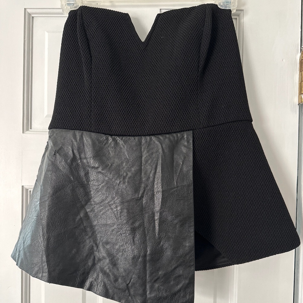 ally strapless top